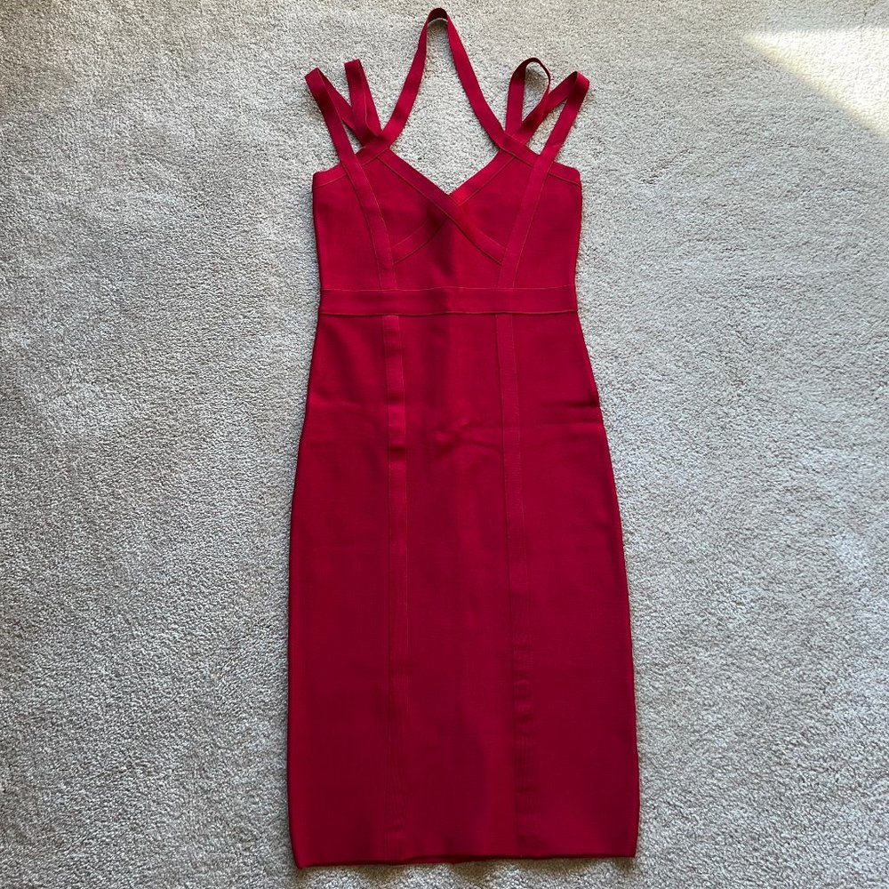 Bebe Red Dress XS